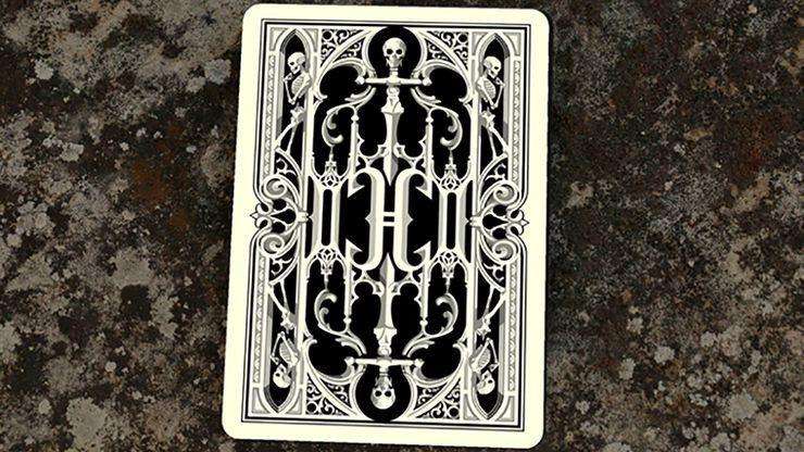 PlayingCardDecks.com-Grotesk Macabre Gold Playing Cards Deck EPCC