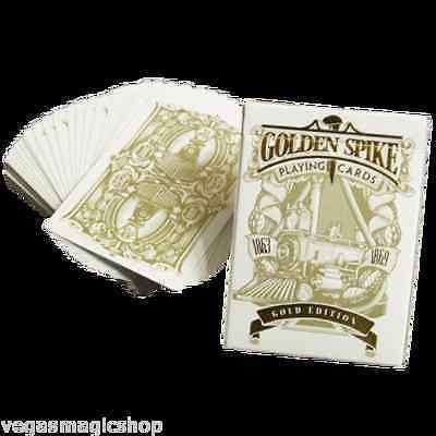 PlayingCardDecks.com-Golden Spike Gold Edition Playing Cards Deck LPCC
