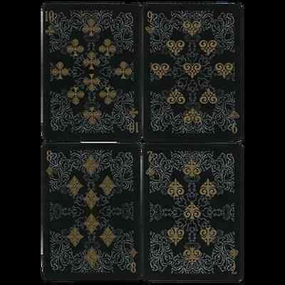 PlayingCardDecks.com-Arcanum Black Playing Cards Deck