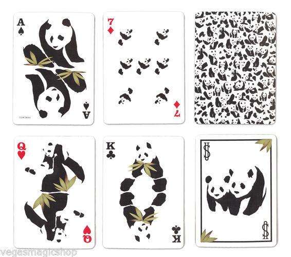 PlayingCardDecks.com-Panda Bicycle Playing Cards