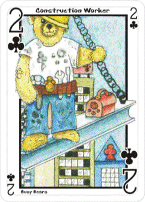 PlayingCardDecks.com-Busy Bears Playing Cards Seek-N-Find Deck