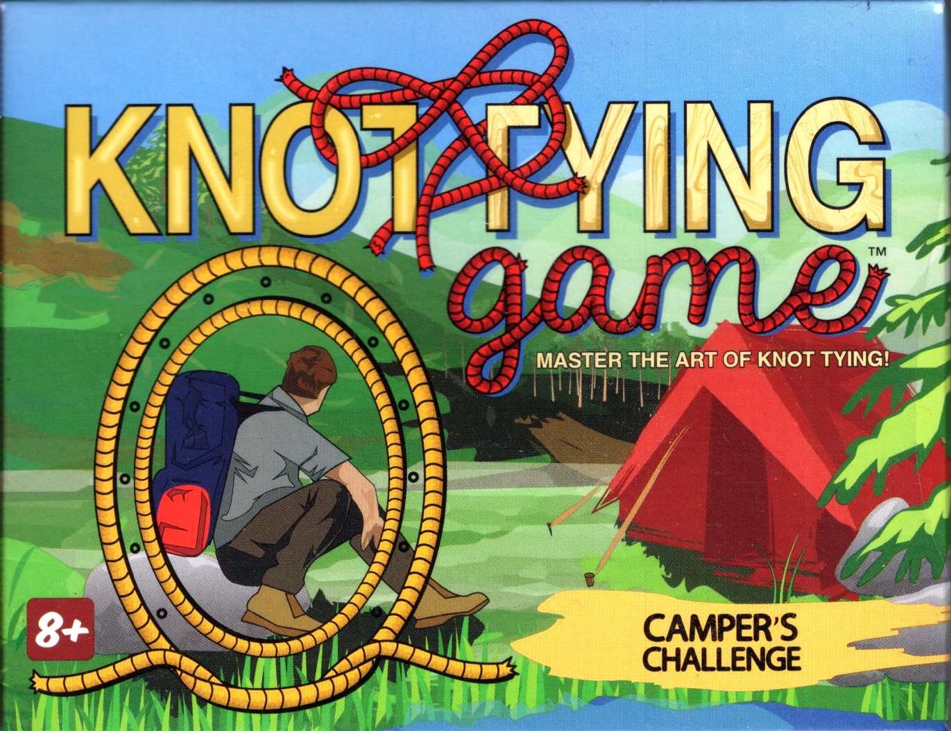 PlayingCardDecks.com-Camper's Knot Tying Game with Deck