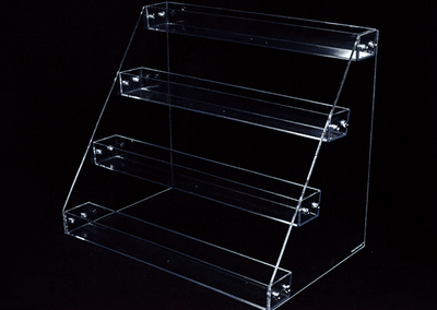  3-Deck Playing Card Display Case - Clear Acrylic