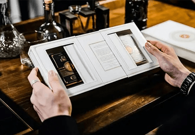 PlayingCardDecks.com-Card College The Elegant Box White Playing Cards 2 Deck Set Deck USPCC