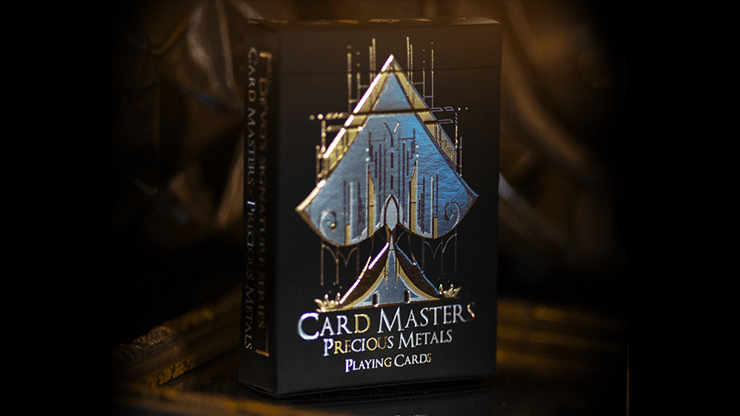 PlayingCardDecks.com-Card Masters Precious Metals Deluxe Playing Cards USPCC