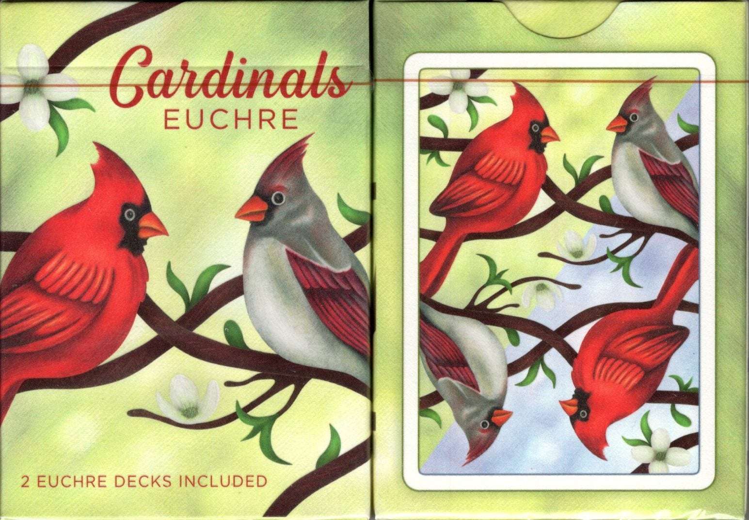 PlayingCardDecks.com-Cardinals Euchre Playing Cards LPCC