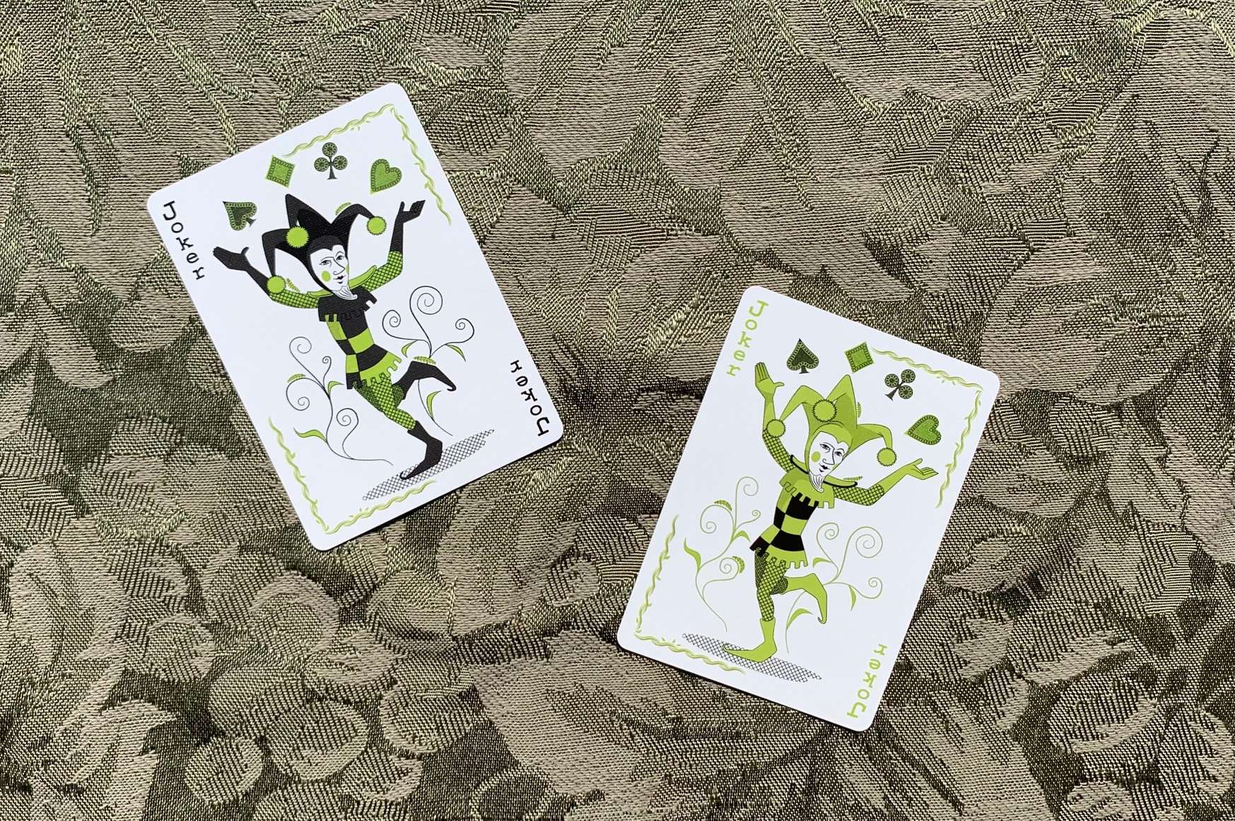PlayingCardDecks.com-Caterpillar Gilded Bicycle Playing Cards