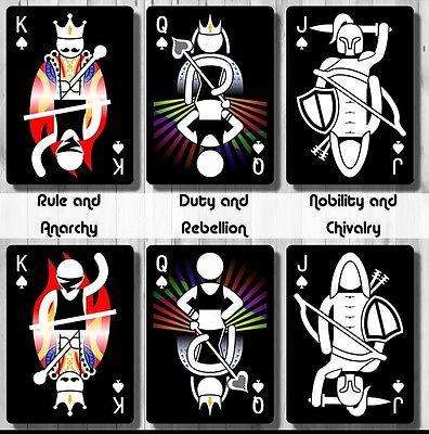 PlayingCardDecks.com-Pipmen Shadow Playing Cards Deck LPCC