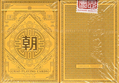 PlayingCardDecks.com-Chao Imperial Yellow Playing Cards MPC