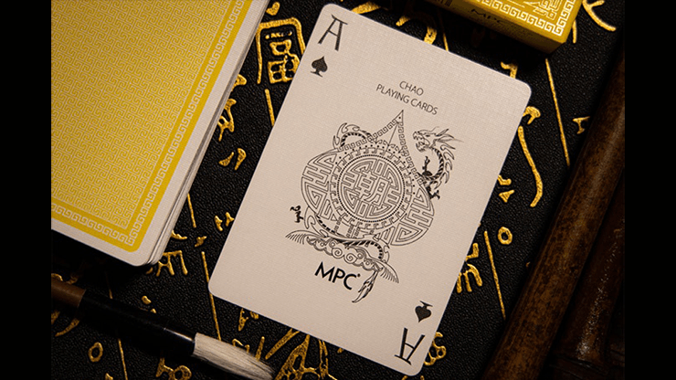PlayingCardDecks.com-Chao Imperial Yellow Playing Cards MPC