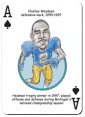 Michigan Football Heroes Playing Cards - Go Blue!