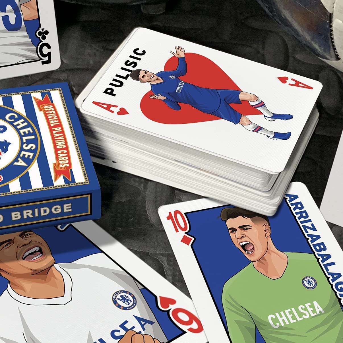 PlayingCardDecks.com-Chelsea Football Club Soccer Playing Cards