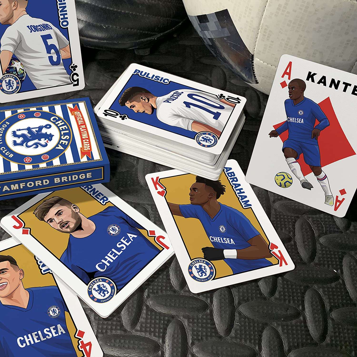 PlayingCardDecks.com-Chelsea Football Club Soccer Playing Cards