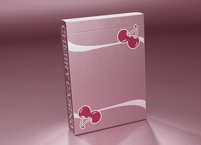 PlayingCardDecks.com-Cherry Casino Flamingo Quartz Pink Playing Cards USPCC