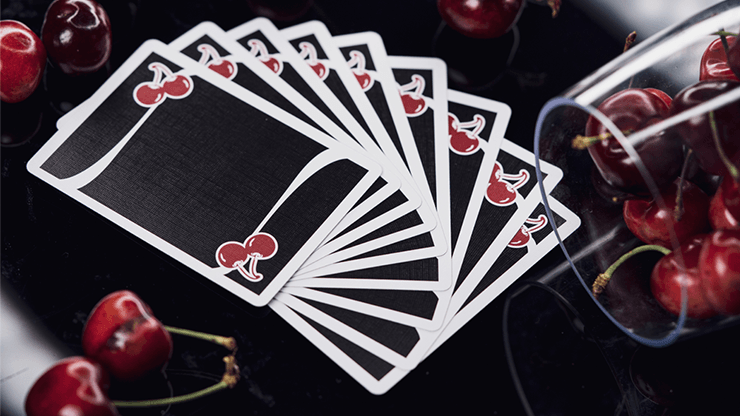 PlayingCardDecks.com-Cherry Casino House Deck Black Hawk Playing Cards USPCC