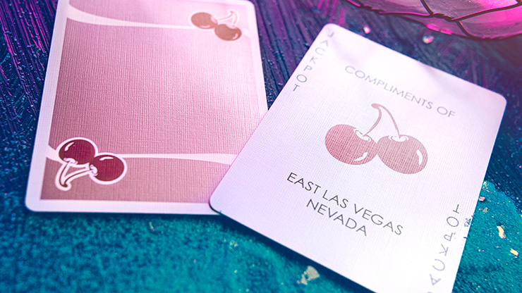 PlayingCardDecks.com-Cherry Casino House Deck Flamingo Pink Playing Cards USPCC