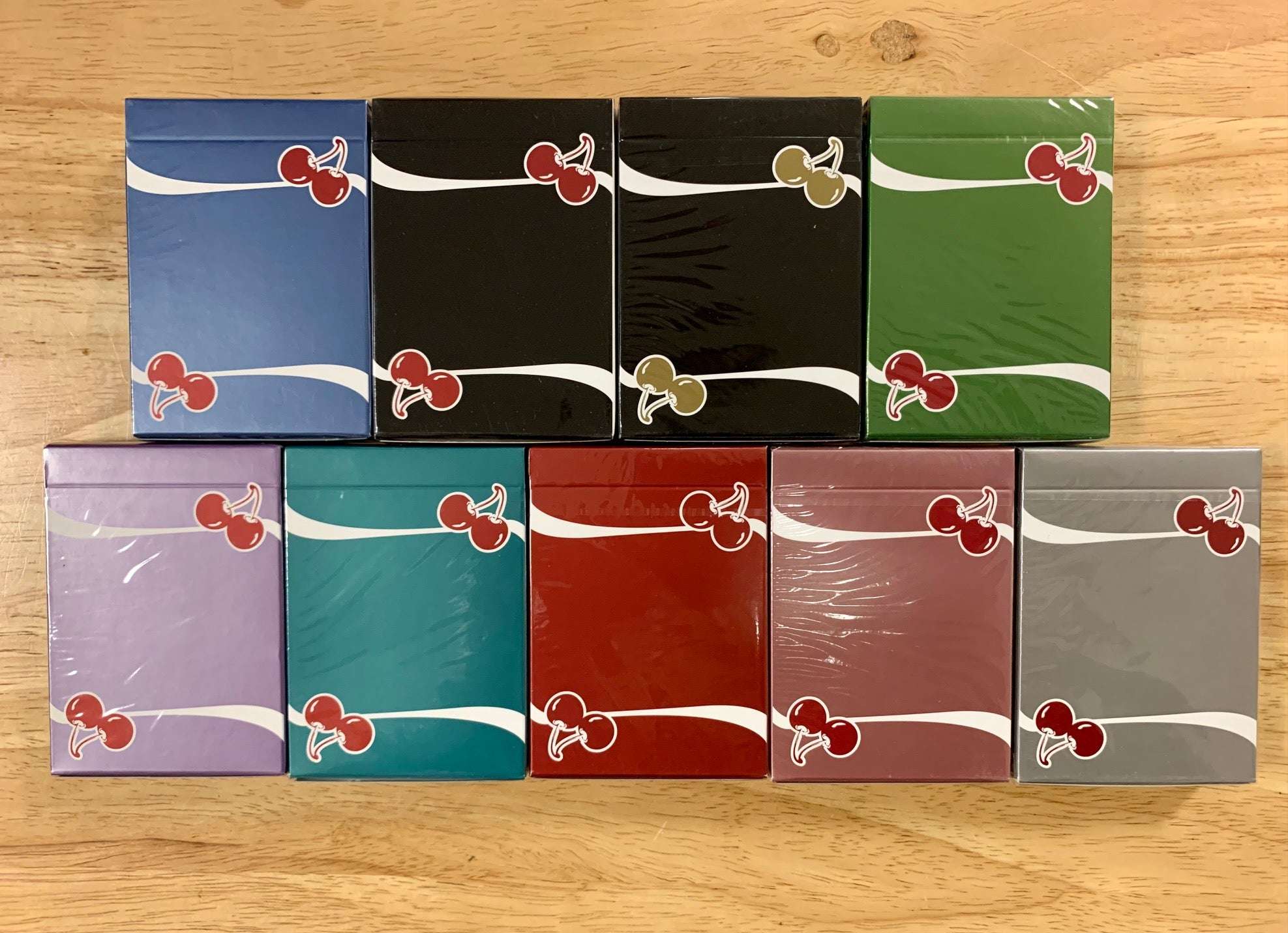 Cherry Casino Playing Cards 9 Deck Set USPCC – PlayingCardDecks.com