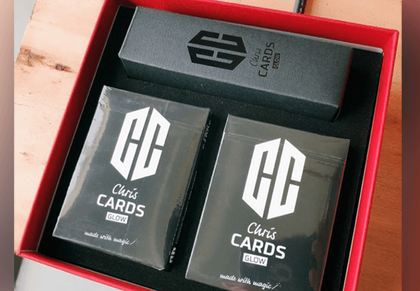 PlayingCardDecks.com-Chris Cards GLOW Playing Cards 2 Deck Gift Box