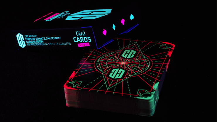 PlayingCardDecks.com-Chris Cards GLOW v2 Playing Cards