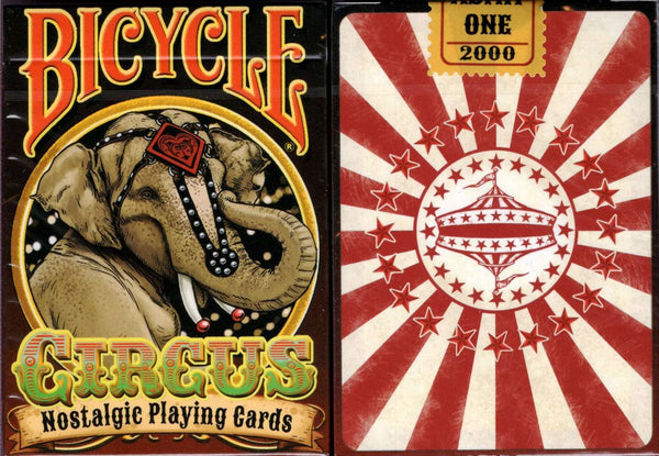 Circus Bicycle Playing Cards