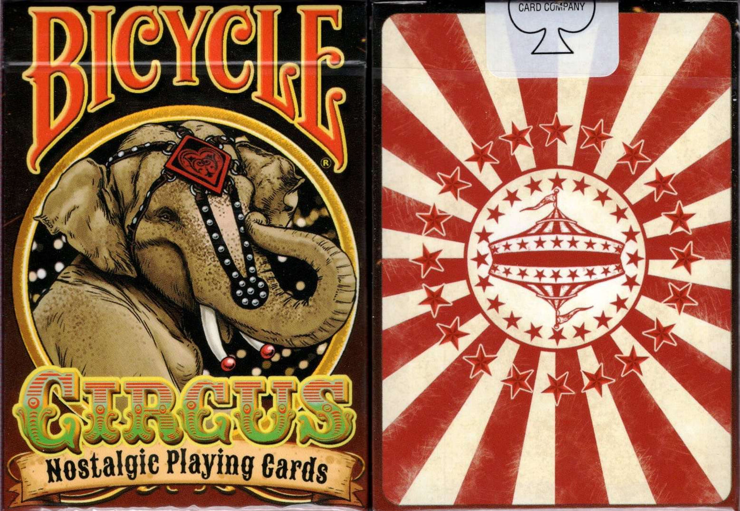 PlayingCardDecks.com-Circus Bicycle Stripper Playing Cards