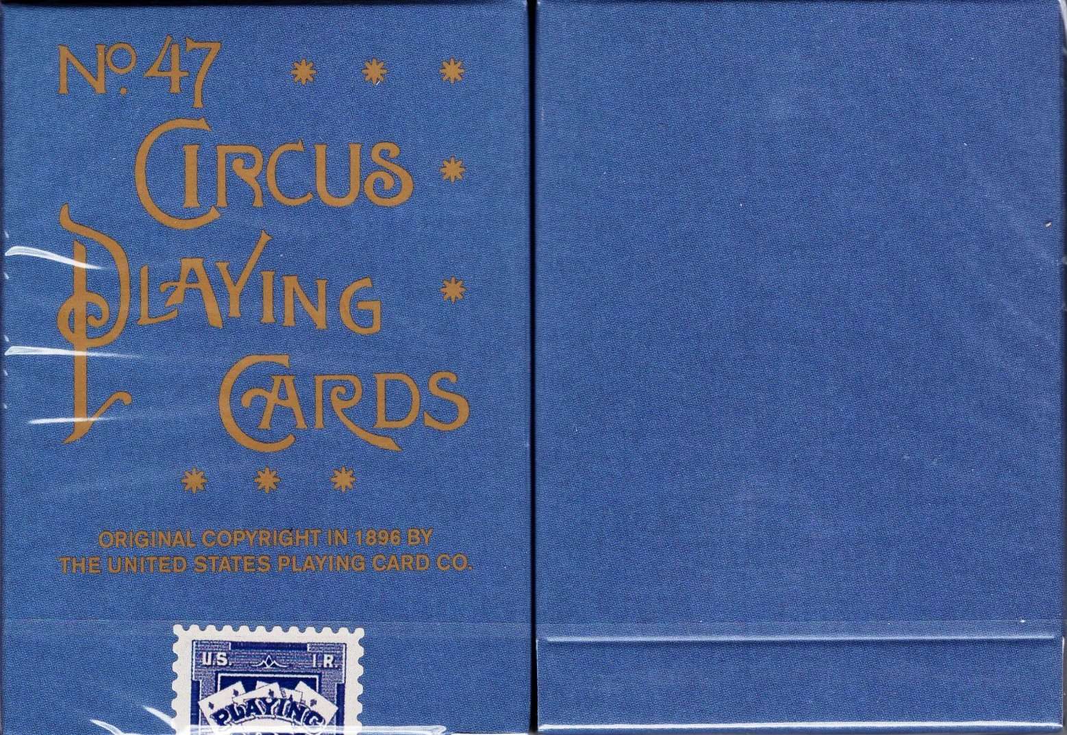 PlayingCardDecks.com-Circus Reproduction Gilded Playing Cards USPCC: Blue Deck
