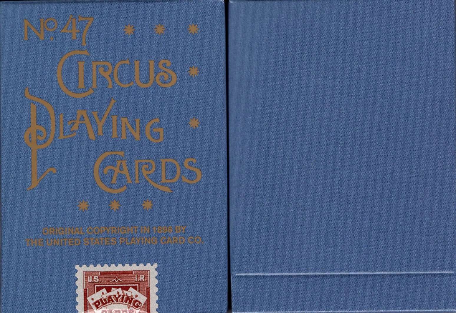 PlayingCardDecks.com-Circus Reproduction Playing Cards USPCC: Blue Deck