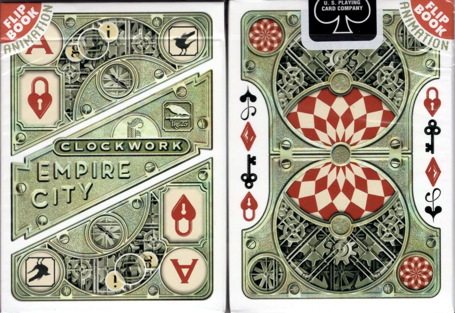 PlayingCardDecks.com-Clockwork Empire City Playing Cards USPCC