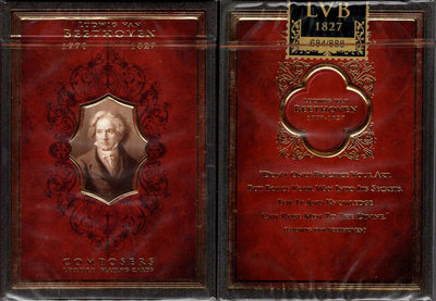 PlayingCardDecks.com-Composers Beethoven Playing Cards NPCC