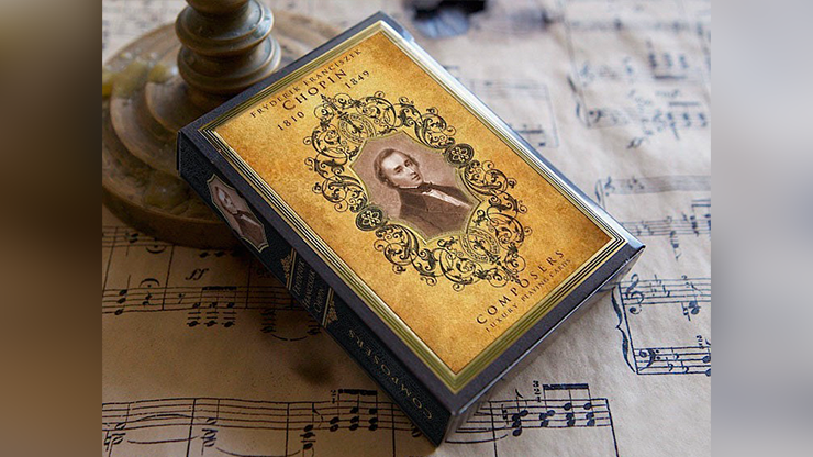 PlayingCardDecks.com-Composers Chopin Playing Cards NPCC