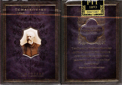PlayingCardDecks.com-Composers Tchaikovsky Playing Cards NPCC