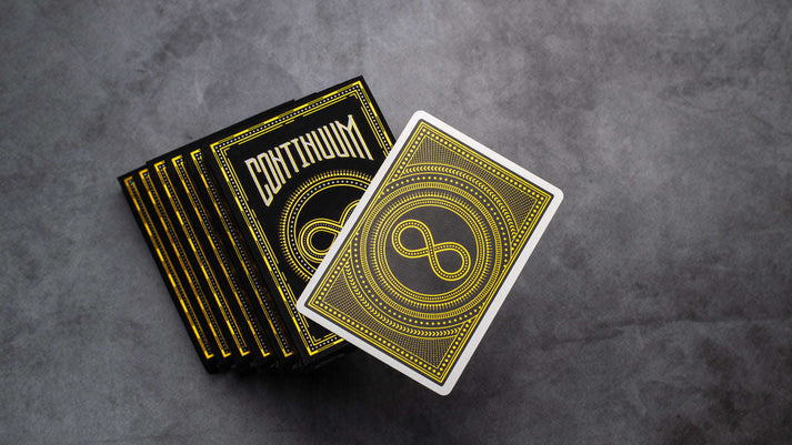 Continuum Black Playing Cards – PlayingCardDecks.com