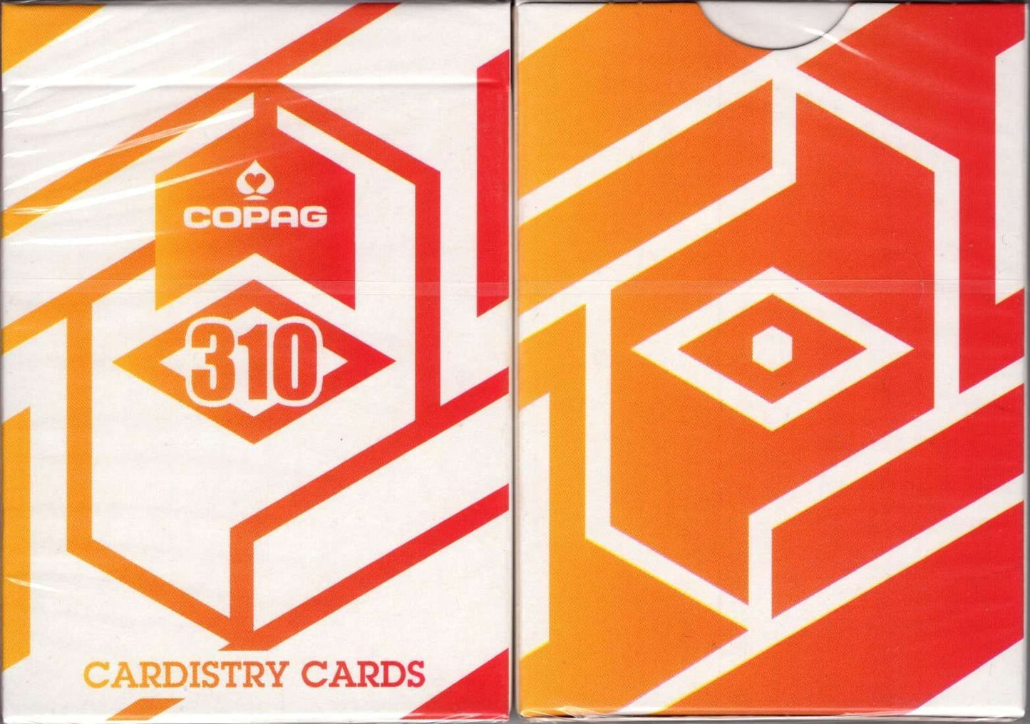 PlayingCardDecks.com-Copag 310 Alpha Orange Cardistry Cards Cartamundi