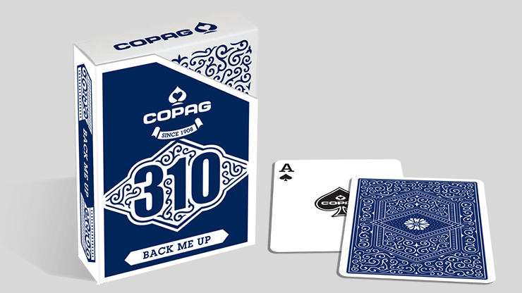 PlayingCardDecks.com-Copag 310 Back Me Up Blue Playing Cards Cartamundi