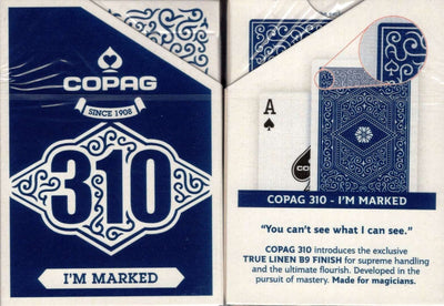 PlayingCardDecks.com-Copag 310 I'm Marked Blue Playing Cards Cartamundi