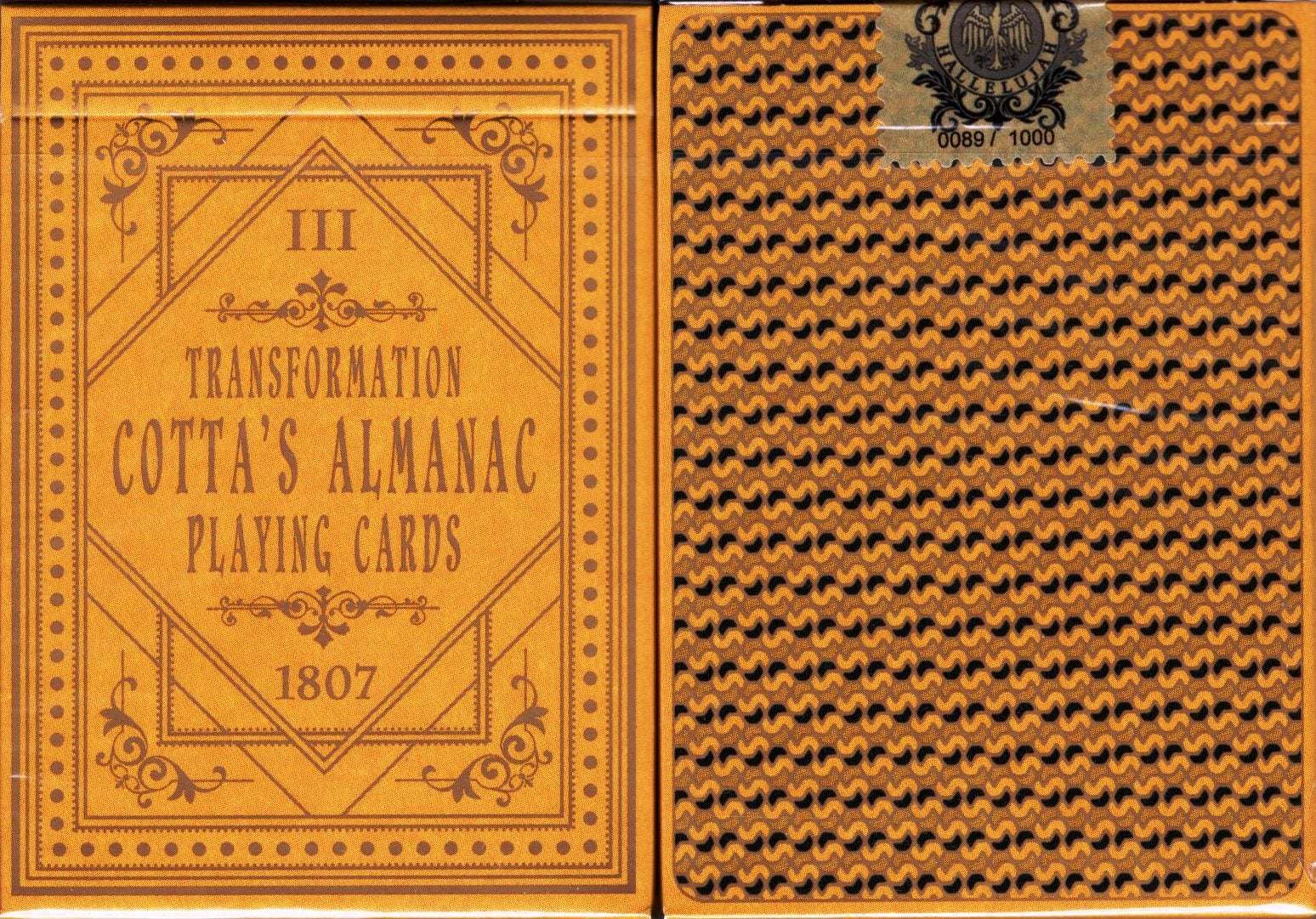 PlayingCardDecks.com-Cotta's Almanac #3 Limited Playing Cards USPCC