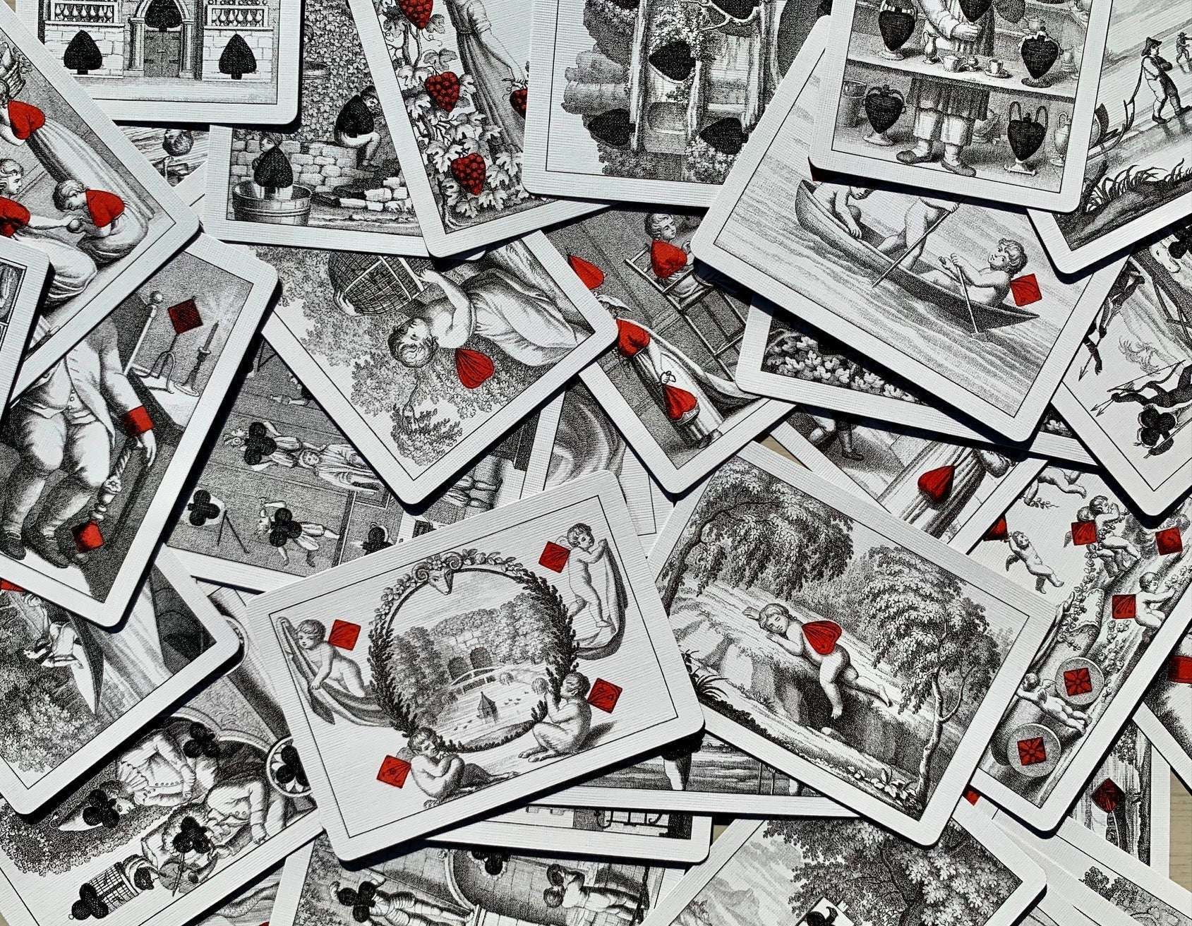 PlayingCardDecks.com-Cotta's Almanac #6 Gilded Playing Cards USPCC