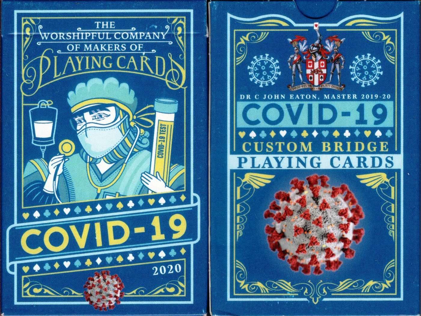 PlayingCardDecks.com-Covid-19 v1 Playing Cards by WCMPC