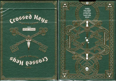 PlayingCardDecks.com-Crossed Keys Marked Playing Cards Cartamundi