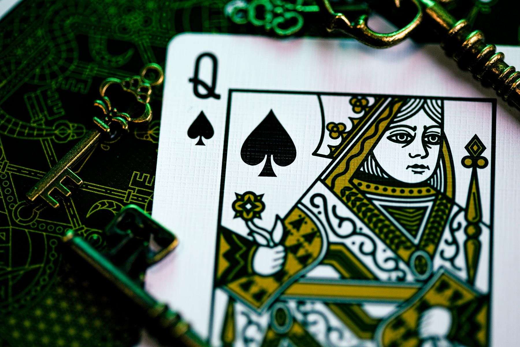 PlayingCardDecks.com-Crossed Keys Marked Playing Cards Cartamundi