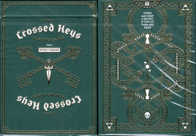 PlayingCardDecks.com-Crossed Keys v2 Marked Playing Cards USPCC