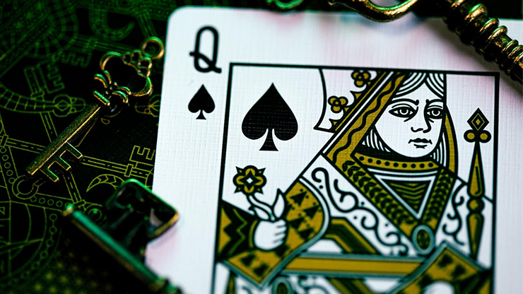 PlayingCardDecks.com-Crossed Keys v2 Marked Playing Cards USPCC