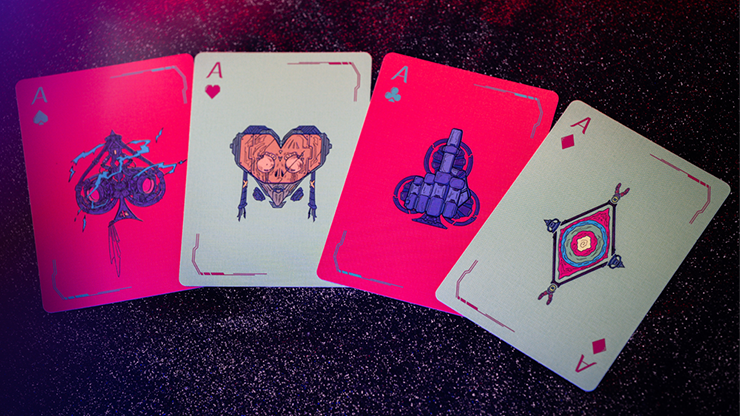 PlayingCardDecks.com-Cyberpunk Origin Acelion Playing Cards