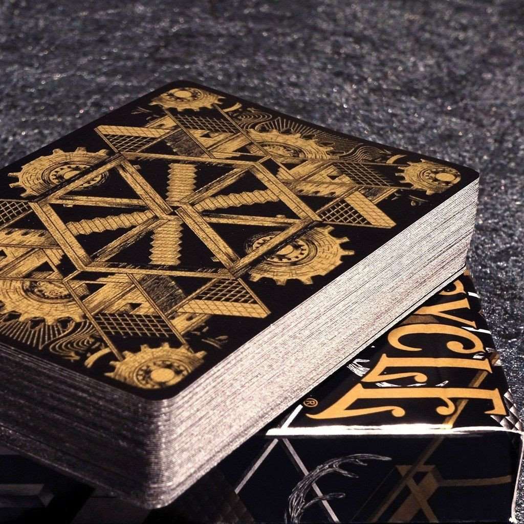 PlayingCardDecks.com-Dream Black Gold Bicycle Playing Cards Deck