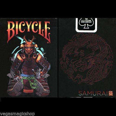 PlayingCardDecks.com-Feudal Samurai Numbered & Signed Sleeve Bicycle Playing Cards Deck