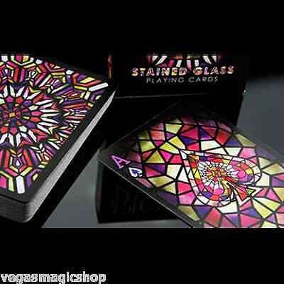 PlayingCardDecks.com-Stained Glass Bicycle Playing Cards Deck