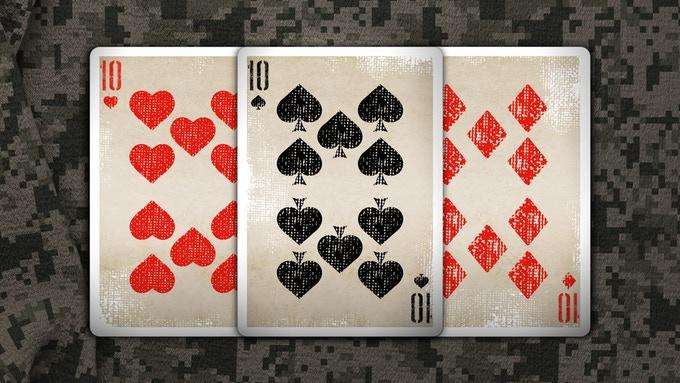 PlayingCardDecks.com-Military Pin-Up Playing Cards NPCC
