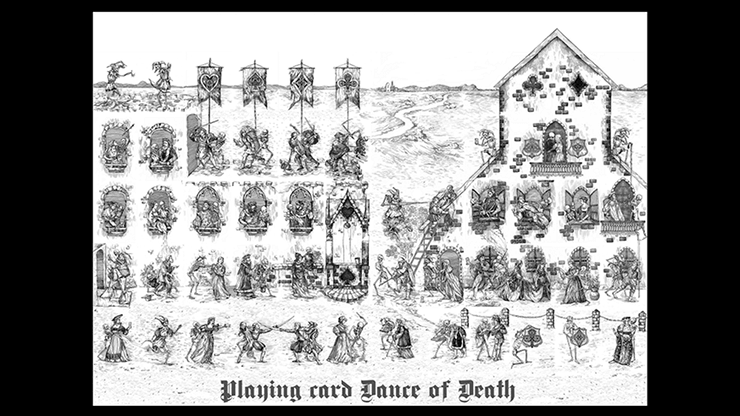 PlayingCardDecks.com-Dance of Death v2 Playing Cards Cartamundi