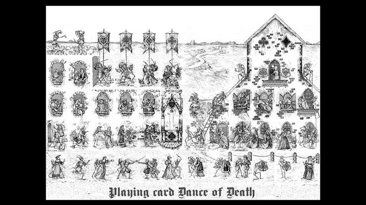 PlayingCardDecks.com-Dance of Death v3 Playing Cards Cartamundi