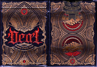 PlayingCardDecks.com-Deal with the Devil Golden Contract Playing Cards TWPCC